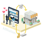 アフィリエイト説明図